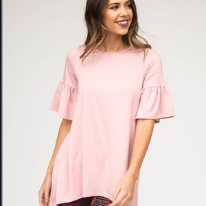 NWT Ruffle Sleeve Tunic
